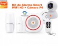 Kit de Alarma WIFI H3 + Cámara IP F4 Robótica